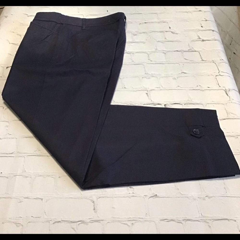 Talbots Prefect Crop Pants Size 12 Blue